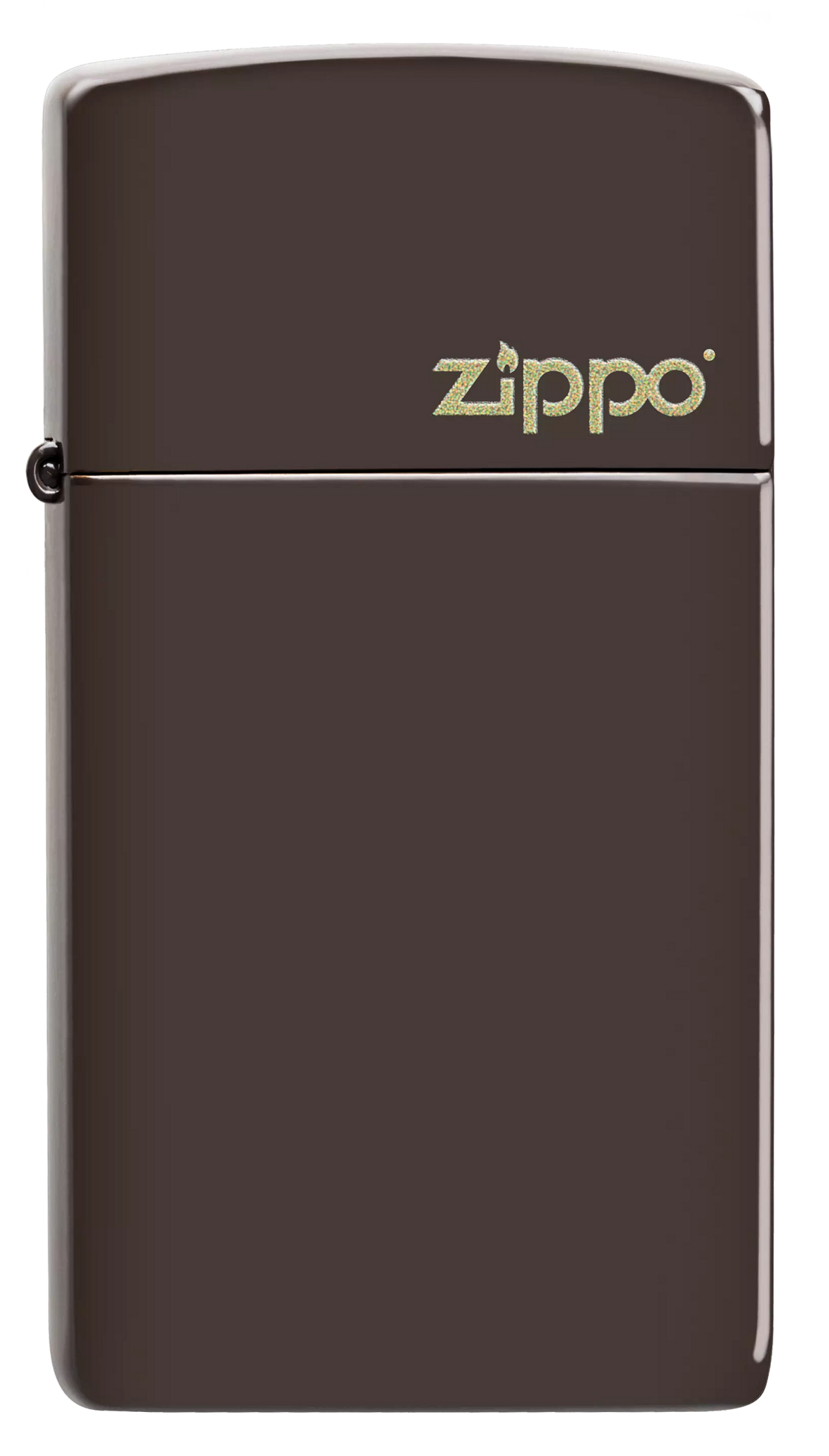 Zippo Slim Brown Zippo Logo Zippo